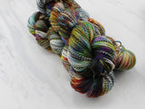 AFREMOV'S FAREWELL TO ANGER Indie-Dyed Yarn on Stained Glass Sock - Purple Lamb