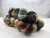 AFREMOV'S FAREWELL TO ANGER Indie-Dyed Yarn on Stained Glass Sock - Purple Lamb
