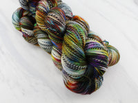 AFREMOV'S FAREWELL TO ANGER Indie-Dyed Yarn on Stained Glass Sock - Purple Lamb