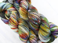 AFREMOV'S FAREWELL TO ANGER Indie-Dyed Yarn on Stained Glass Sock - Purple Lamb