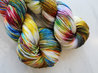 AFREMOV'S FAREWELL TO ANGER Hand-Dyed Yarn on Sock Perfection - Purple Lamb