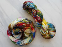 AFREMOV'S FAREWELL TO ANGER Hand-Dyed Yarn on Sock Perfection - Purple Lamb