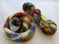 AFREMOV'S FAREWELL TO ANGER Hand-Dyed Yarn on Sock Perfection - Purple Lamb