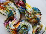 AFREMOV'S FAREWELL TO ANGER Hand-Dyed Yarn on Sock Perfection - Purple Lamb