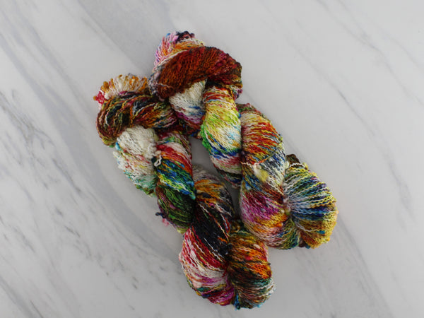 AFREMOV'S FAREWELL TO ANGER Hand-Dyed Yarn on Squiggle Sock