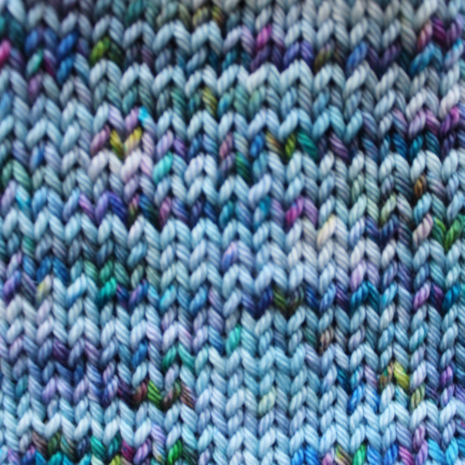 AFTER THE RAIN on Buttery Soft DK - Hand-Dyed Yarn - Purple Lamb