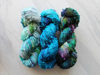 SAPPHIRE DREAMS Indie-Dyed Yarn on Squiggle Sock - Purple Lamb