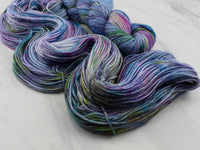AFTER THE RAIN Hand-Dyed Yarn on Squoosh DK - Purple Lamb