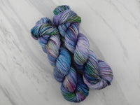 AFTER THE RAIN Hand-Dyed Yarn on Squoosh DK - Purple Lamb
