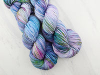 AFTER THE RAIN Hand-Dyed Yarn on Squoosh DK - Purple Lamb