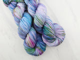 AFTER THE RAIN Hand-Dyed Yarn on Squoosh DK - Purple Lamb