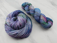 AFTER THE RAIN Hand-Dyed Yarn on Squoosh DK - Purple Lamb
