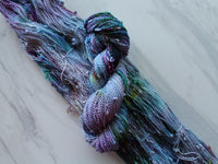 AFTER THE RAIN Indie-Dyed Yarn on Squiggle Sock - Purple Lamb