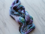 AFTER THE RAIN Indie-Dyed Yarn on Squiggle Sock - Purple Lamb