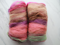 ANACHRONISM Art Batt for Spinning and Felting - Purple Lamb