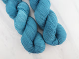 ANNUNCIATION BLUE Indie-Dyed Yarn on Feather Sock - Purple Lamb
