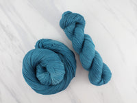 ANNUNCIATION BLUE Indie-Dyed Yarn on Feather Sock - Purple Lamb