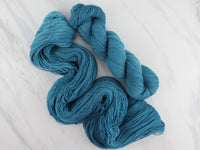 ANNUNCIATION BLUE Indie-Dyed Yarn on Feather Sock - Purple Lamb