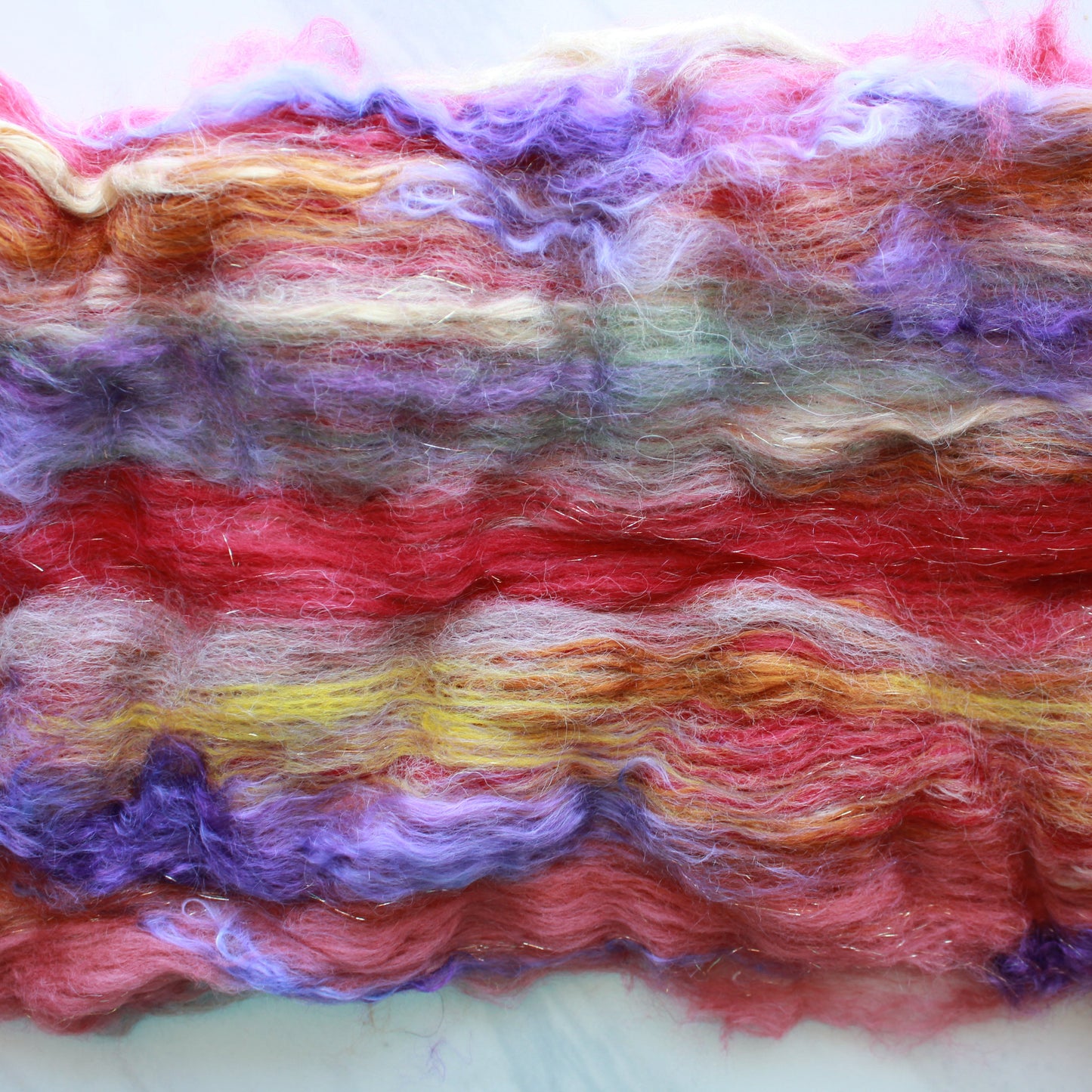 AUTUMN FESTIVAL Art Batts to Spin or Felt - Purple Lamb