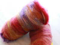 AUTUMN FESTIVAL Art Batts to Spin or Felt - Purple Lamb