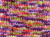 AUTUMN LEAVES Hand-Dyed Yarn on Sock Perfection - Purple Lamb
