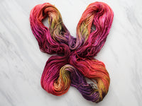 AUTUMN LEAVES on So Silky Sock - Purple Lamb
