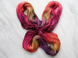 AUTUMN LEAVES on So Silky Sock - Purple Lamb