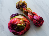 AUTUMN LEAVES on Wonderful Worsted - Purple Lamb