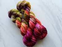 AUTUMN LEAVES on Wonderful Worsted - Purple Lamb