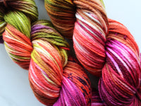 AUTUMN LEAVES on Wonderful Worsted - Purple Lamb