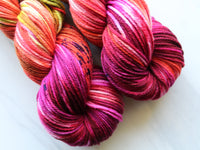 AUTUMN LEAVES on Wonderful Worsted - Purple Lamb
