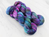 BEAUTIFUL UNIVERSE Hand-Dyed Yarn on So Silky Sock - Purple Lamb