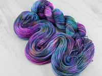BEAUTIFUL UNIVERSE Hand-Dyed Yarn on So Silky Sock - Purple Lamb