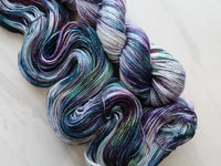 BEOWULF Hand-Dyed Yarn  on So Silky Sock - Purple Lamb