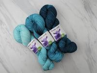 BLUE SKY Hand-Dyed Yarn on Sock Perfection - Purple Lamb