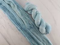 BLUEBERRY GELATO Indie-Dyed Yarn on Feather Sock