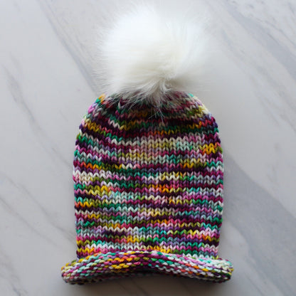 BOUQUET on Indie-Dyed Yarn Squoosh DK - Purple Lamb