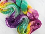 BOUQUET Indie-Dyed Yarn on Feather Sock - Purple Lamb