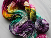 BOUQUET on Indie-Dyed Yarn Squoosh DK - Purple Lamb