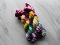 BOUQUET on Indie-Dyed Yarn Squoosh DK - Purple Lamb