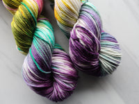 BOUQUET on Indie-Dyed Yarn Squoosh DK - Purple Lamb