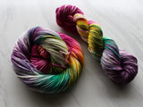 BOUQUET on Indie-Dyed Yarn Squoosh DK - Purple Lamb