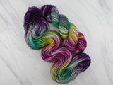 BOUQUET Indie-Dyed Yarn on Stained Glass Sock - Purple Lamb
