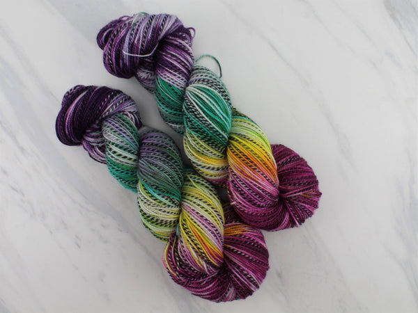 BOUQUET Indie-Dyed Yarn on Stained Glass Sock - Purple Lamb