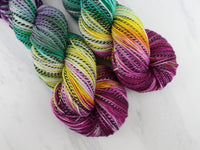 BOUQUET Indie-Dyed Yarn on Stained Glass Sock - Purple Lamb