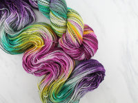 BOUQUET Indie-Dyed Yarn on Stained Glass Sock - Purple Lamb