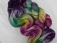 BOUQUET Indie-Dyed Yarn on Stained Glass Sock - Purple Lamb