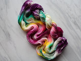 BOUQUET Hand-Dyed Yarn on Sock Perfection - Purple Lamb