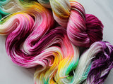 BOUQUET Hand-Dyed Yarn on Sock Perfection - Purple Lamb