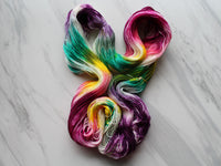 BOUQUET Hand-Dyed Yarn on Sock Perfection - Purple Lamb